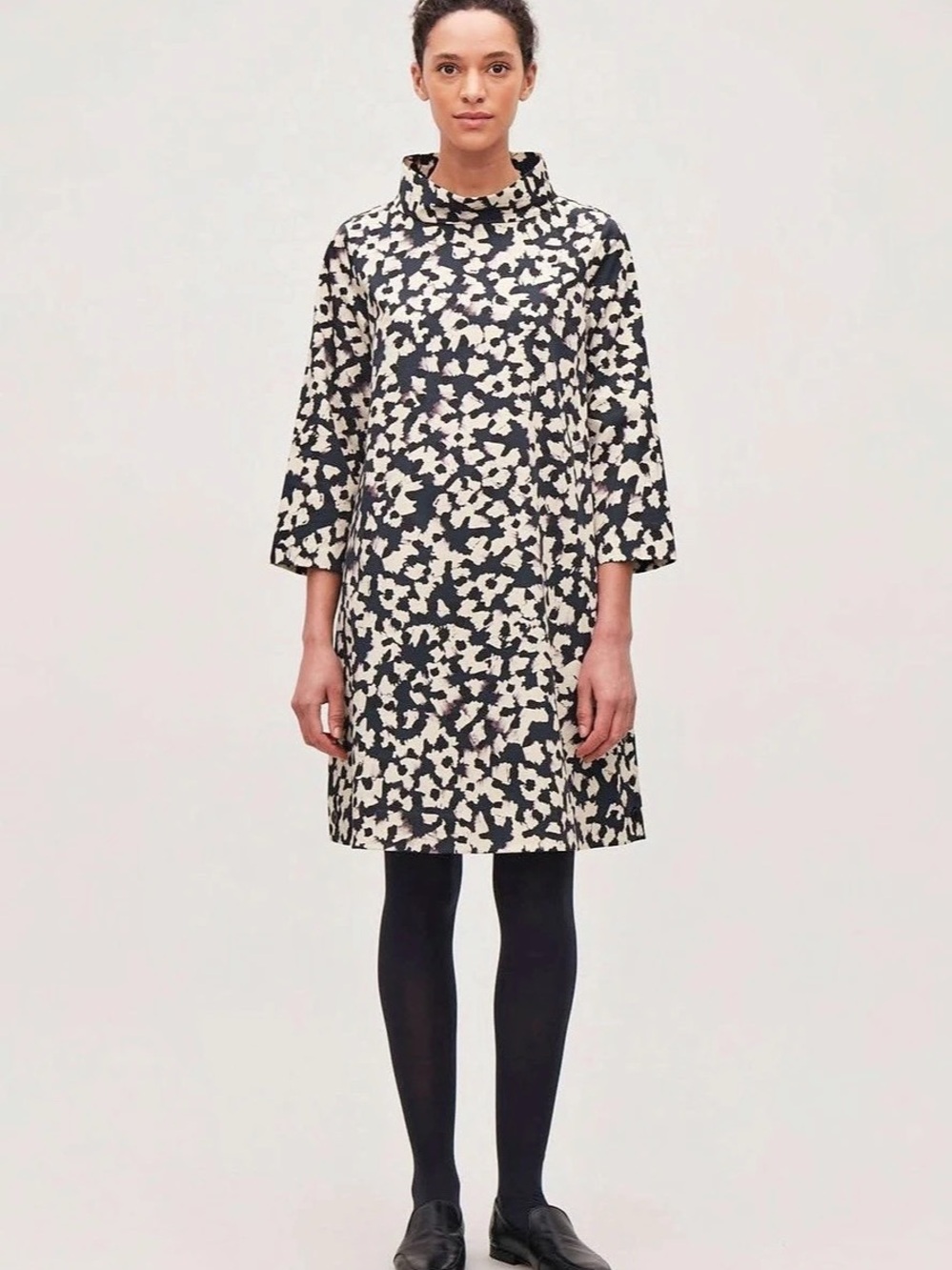 COS Abstract Mini Dress 100% Cotton